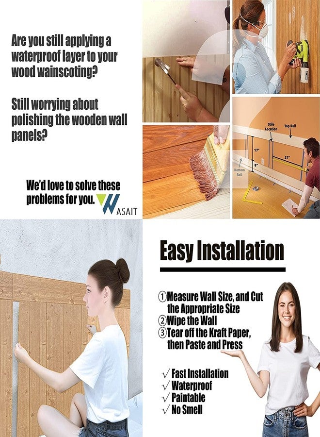 NASULA 3D Peel & Stick PE Foam Wall Panels Stickers, Waterproof, Modern Style, DIY Self-Adhesive Wallpaper for Living Room, Bedroom, Kitchen Background - 5 Pcs of 27.5 x 27.5 Inch (26.35 Sq. Ft) - Image 2
